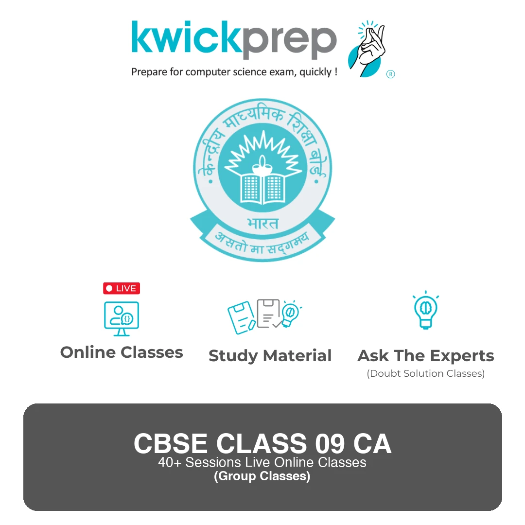 CBSE Computer Application Class 9