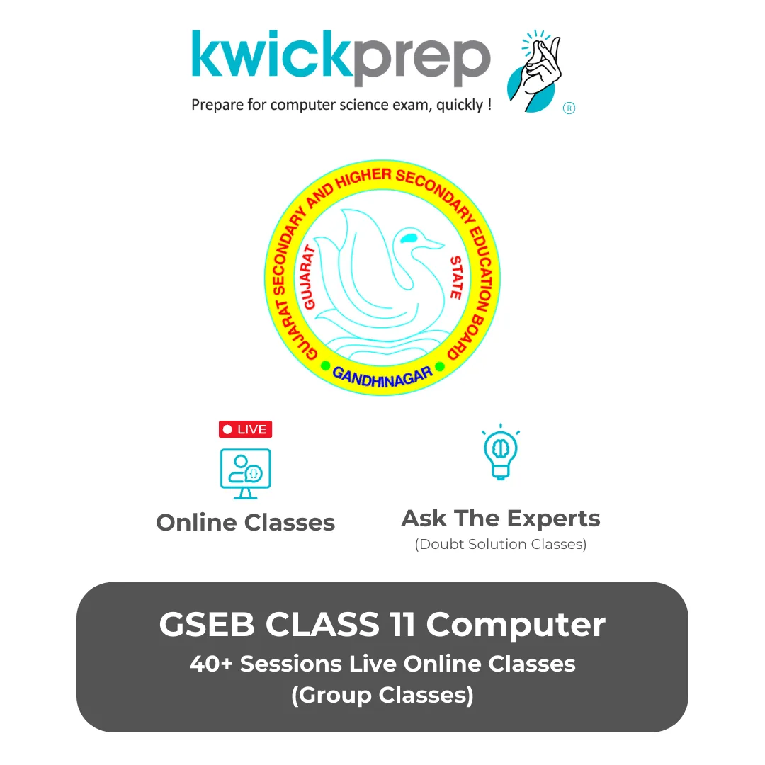GSEB CS Class 11 - 40 Sessions