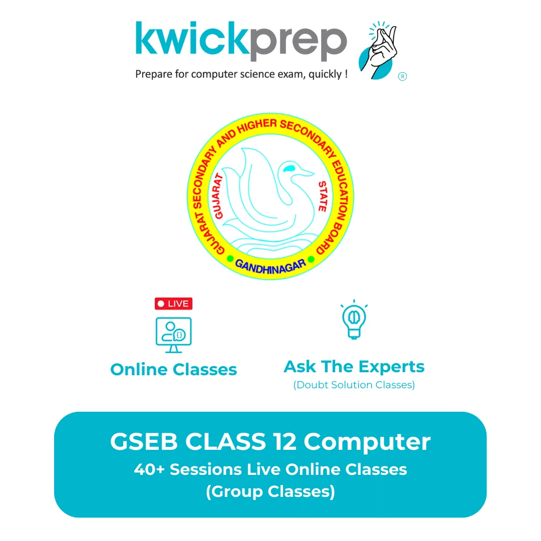 GSEB CS Class 12 - 40 Sessions