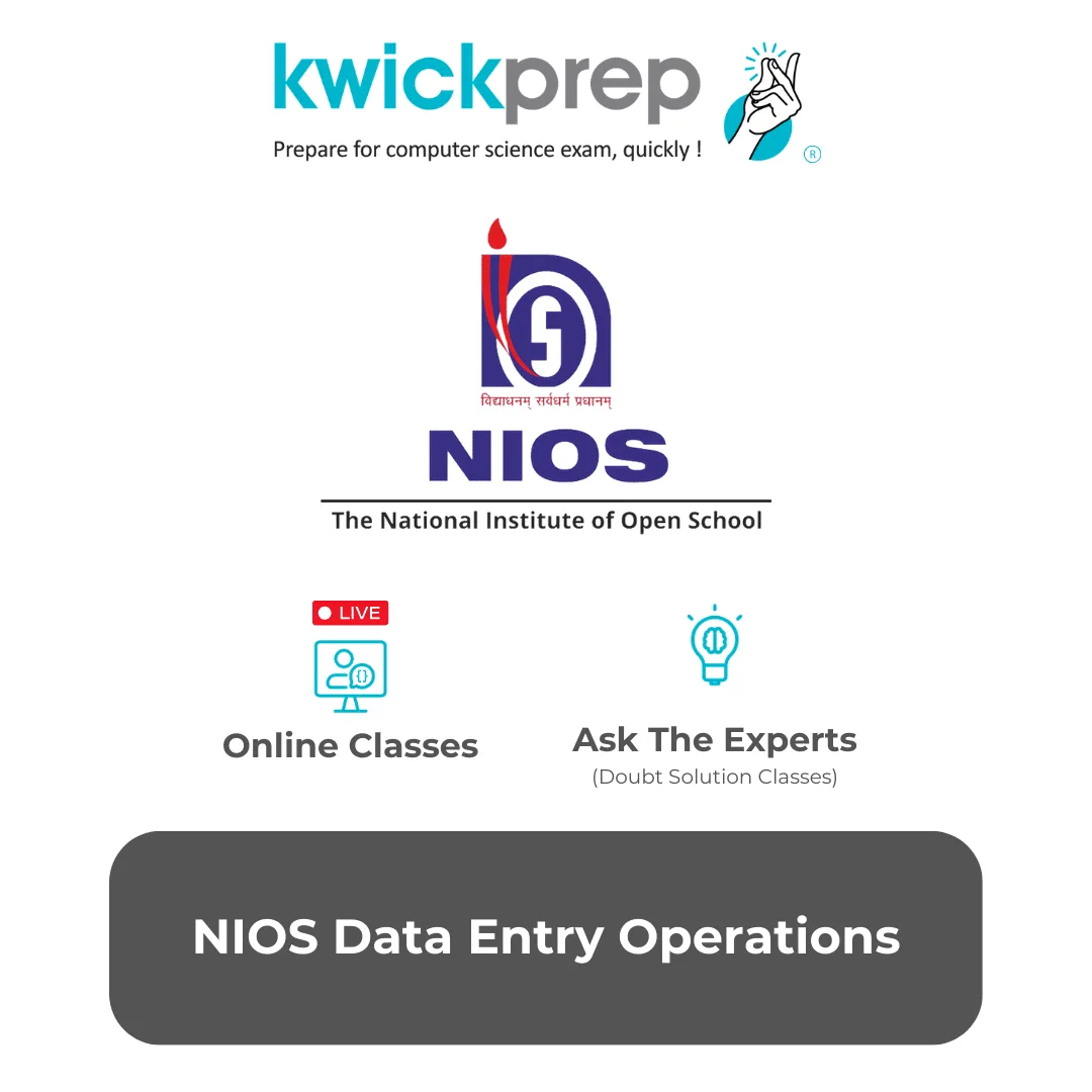 NIOS Data Entry Operations