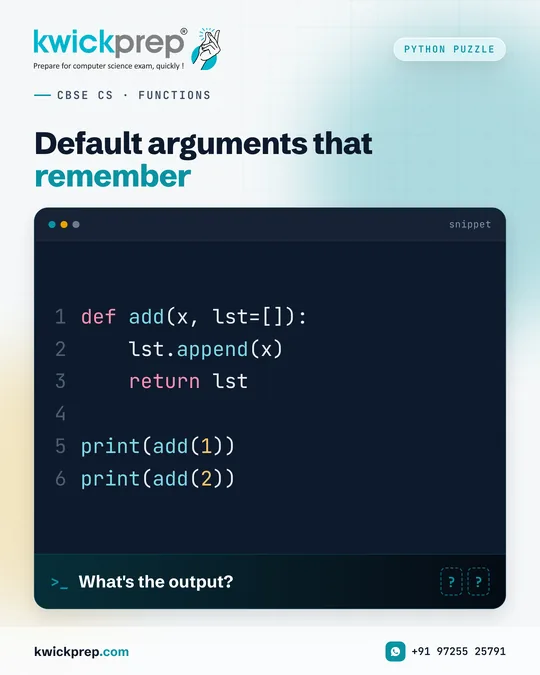 What's the output?
