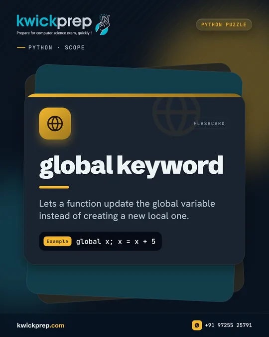 global keyword