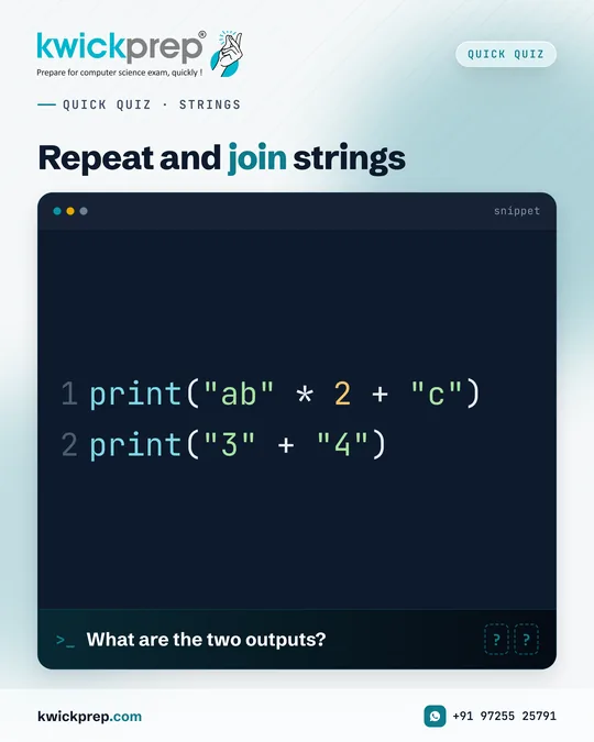 What are the two outputs?