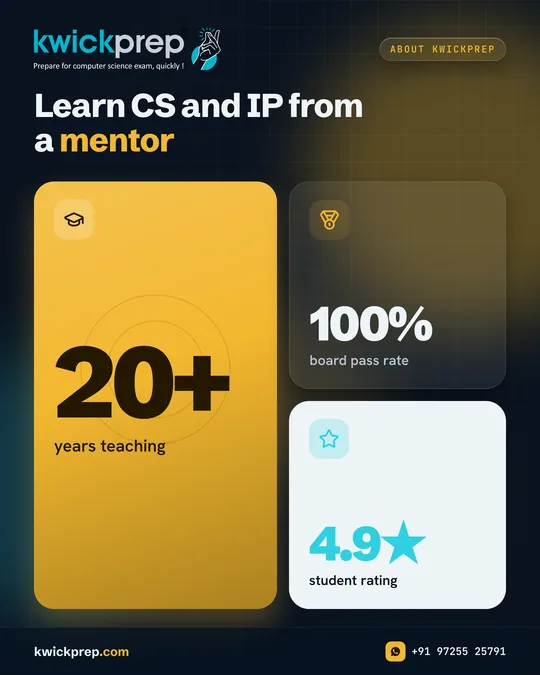 Learn CS and IP from a mentor