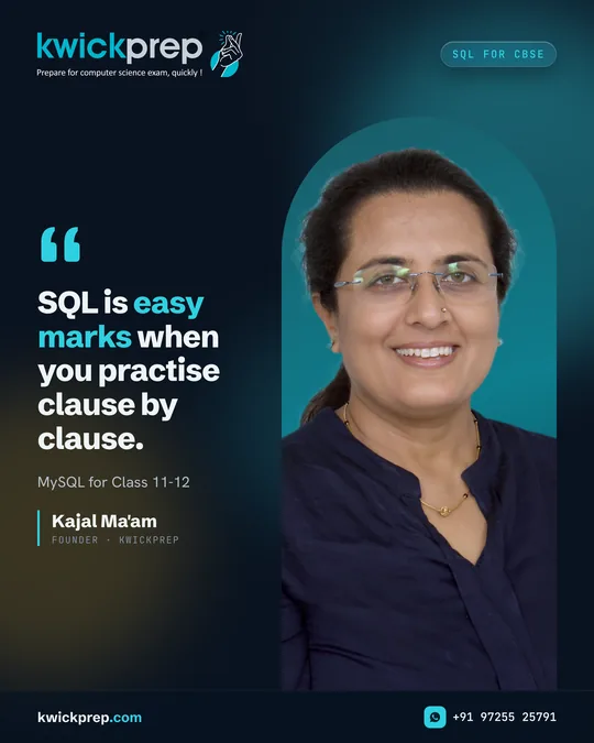SQL for CBSE