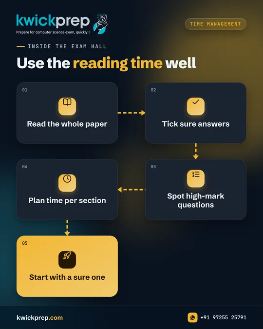 Use the reading time well