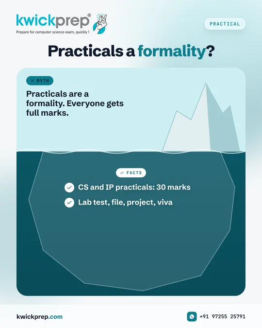 Practicals a formality?