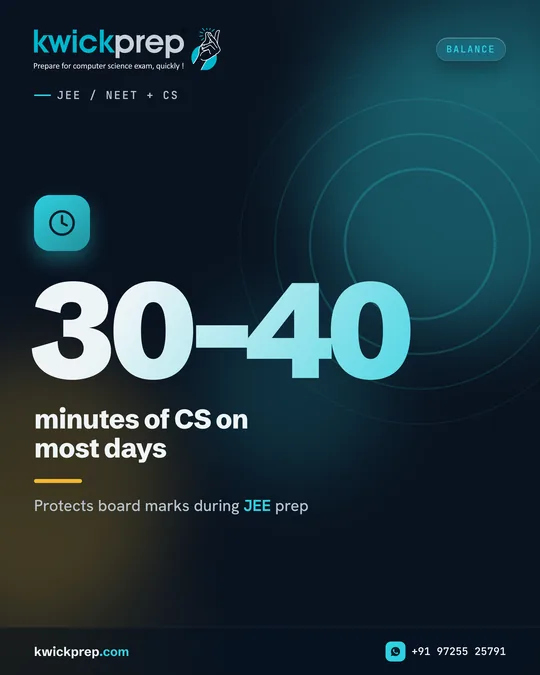 minutes of CS on most days