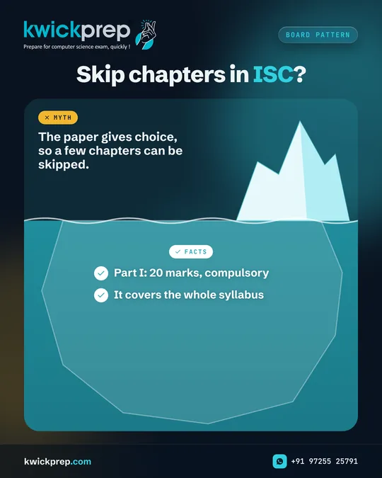 Skip chapters in ISC?
