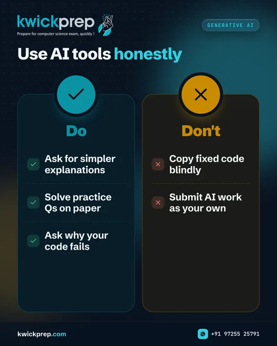 Use AI tools honestly