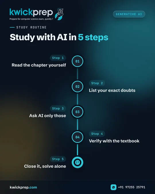 Study with AI in 5 steps