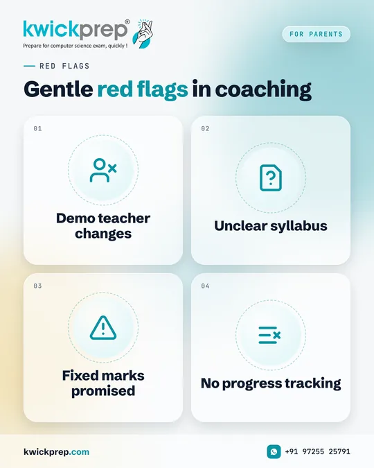 Gentle red flags in coaching