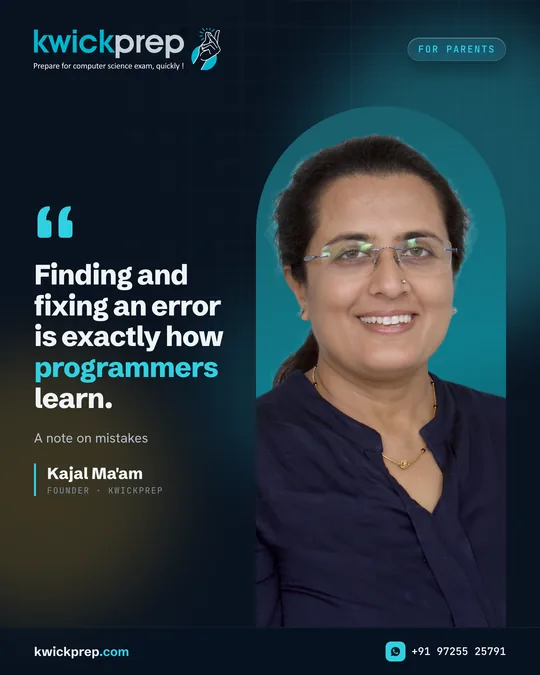 Kajal Ma'am's Note