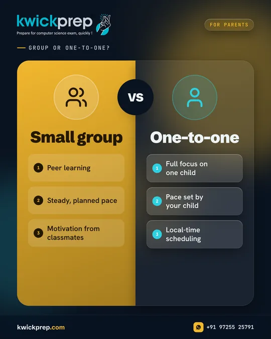 Group vs 1:1