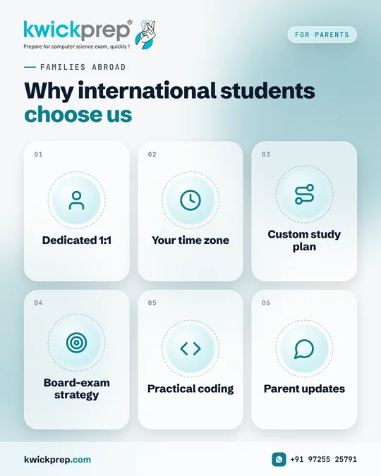 Why international students choose us