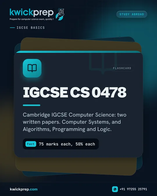 IGCSE CS 0478