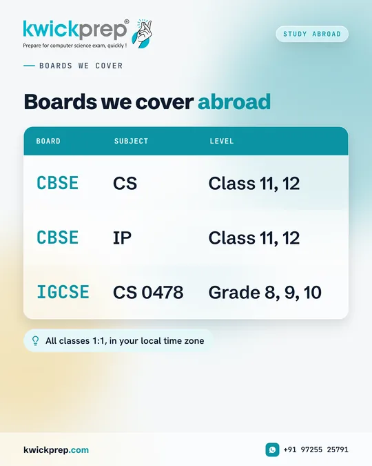 Boards we cover abroad