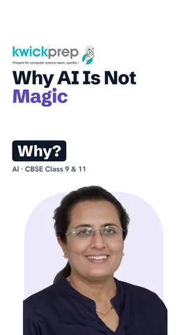 Three reasons AI is not magic: learns from data, uses maths, humans build and check it.