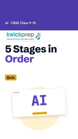 List of the five stages with one job each.