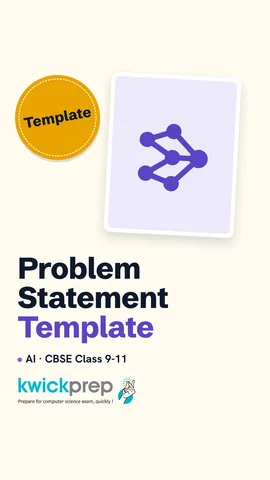 Problem statement template with who, what, where and why blanks.
