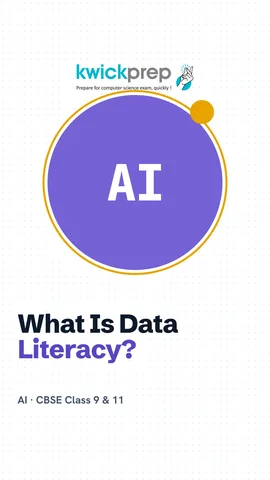 Four data literacy skills listed.