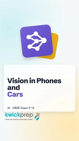 Table of computer vision uses: face unlock, medical scans, self-driving cars.