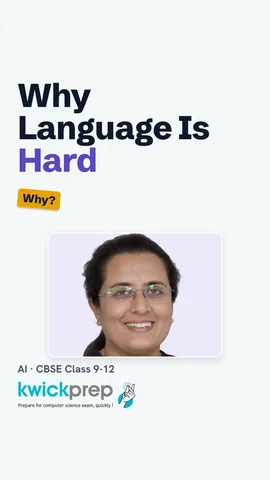 Three reasons language is hard: many meanings, word order, sarcasm and mixing.