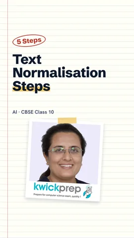 List of text normalisation steps in order.