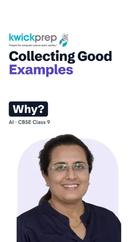 Three rules for good training examples.