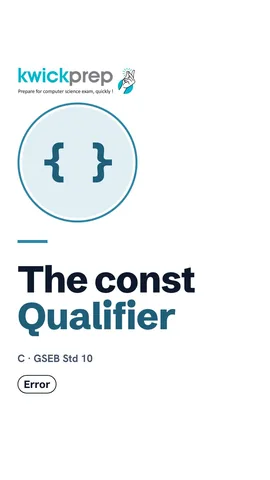 C code const int SEATS = 72; then SEATS = 80; with a read-only error comment.