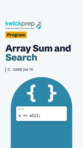 C code summing array {40, 35, 25} with a for loop, output 100.