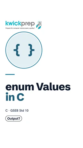 C code enum d { MON, TUE, WED }; printf WED, output 2.