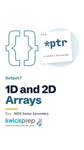 C++ code arrays r = {45, 64} and m = {{7,8},{6,5}}, output 64 6.