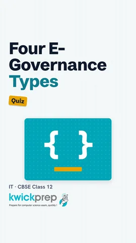 Table of four e-governance types.