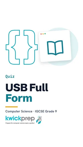Table: U Universal one standard, S Serial bit by bit, B Bus data path.