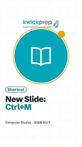 Table of slide actions: new slide Ctrl+M, duplicate, delete, move by dragging.