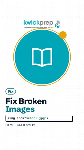 Code <img src="school.jpg">, a table row and <a href="fees.html">.