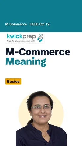 Card: M = mobile, trade on handheld devices, part of e-commerce.