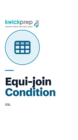 Equi-join query with a WHERE condition on the common column.