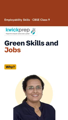 Reel on green skills and examples of green jobs.