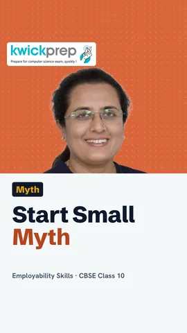 Reel busting three myths about starting a business.