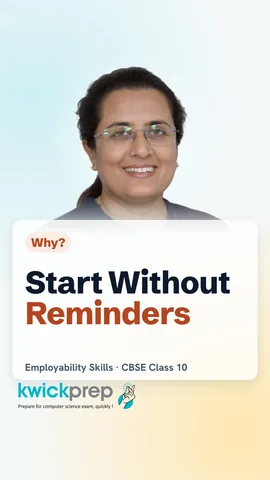 Reel on three habits of independent workers.