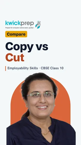 Reel comparing copy, cut and delete for files.