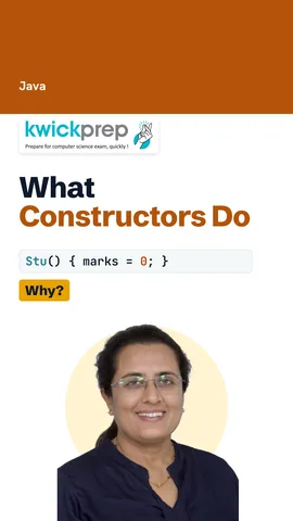 Reel showing a simple Stu constructor setting marks to 0.
