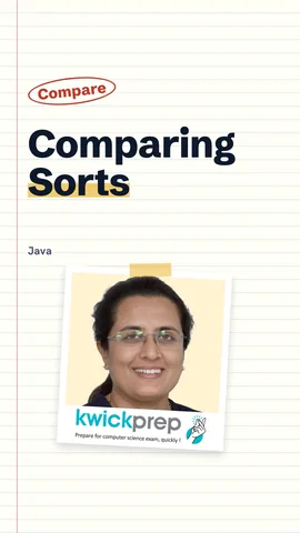 Reel comparing the main idea of bubble, selection and insertion sort.