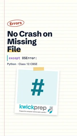 Python try block opening old.txt with except OSError printing No file yet.