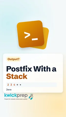 A stack trace for 2 3 4 * + showing 2 3 4, then 2 12, then 14.