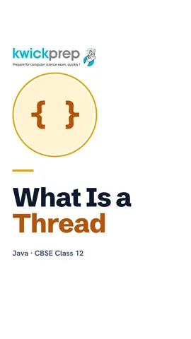 Three points: a thread is one path of execution, programs start in the main thread, many threads run together.
