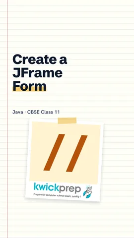 Four numbered steps: New Project, Java with Ant, JFrame Form, Design view.