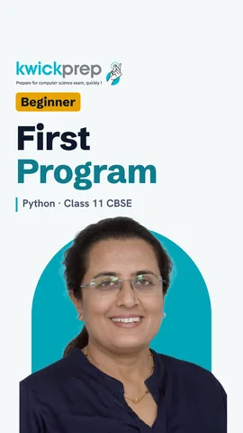 Python code name = "Asha" and print("Hello,", name) with output Hello, Asha.